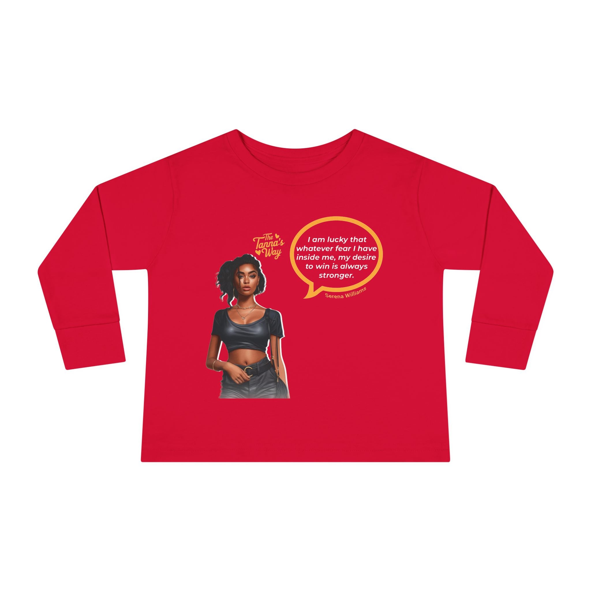 Serena Williams | Toddler Long Sleeve Tee